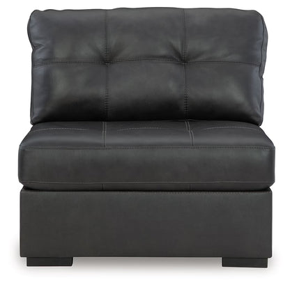 Brindley Pier - 4-Piece Sectional With Wedge - Fog