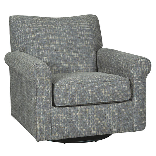 Renley - Ash - Swivel Glider Accent Chair