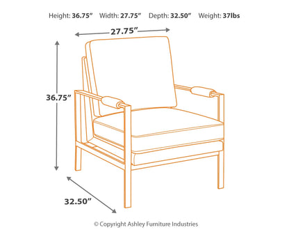 Peacemaker - Brown - Accent Chair