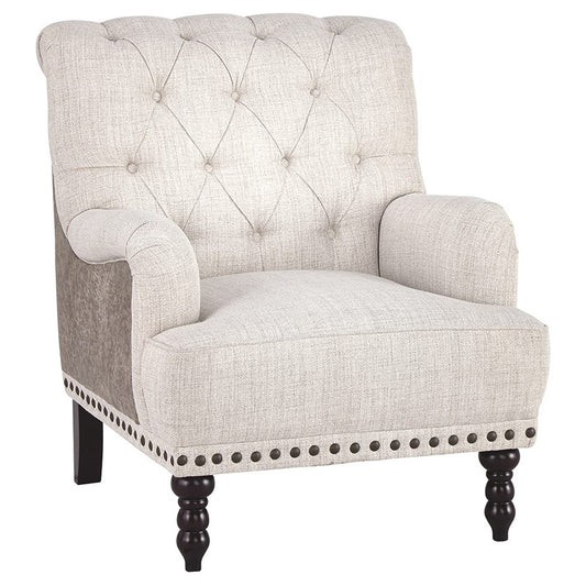 Tartonelle - Ivory / Taupe - Accent Chair