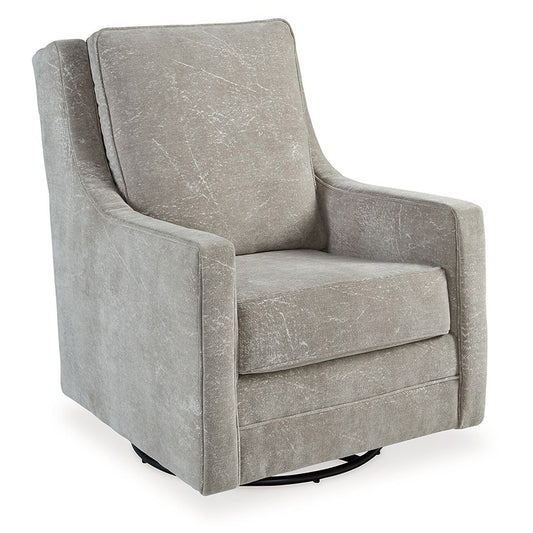 Kambria - Pebble - Swivel Glider Accent Chair