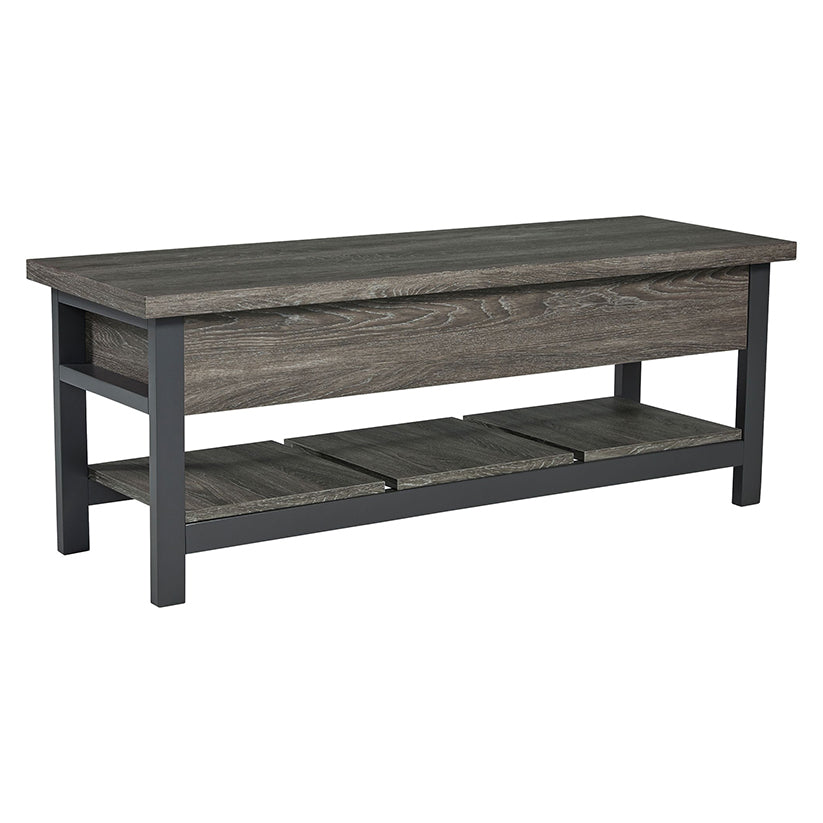 Rhyson - Brown - Storage Bench