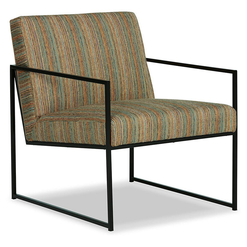 Aniak - Blue / Brown / Beige - Accent Chair