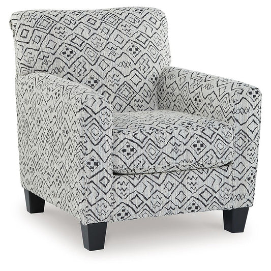 Hayesdale - Black / Cream - Accent Chair