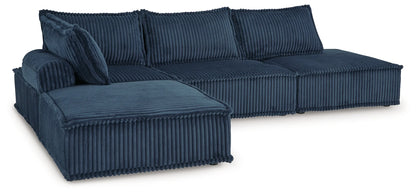 Bales - Navy - 4-Piece Modular Seating