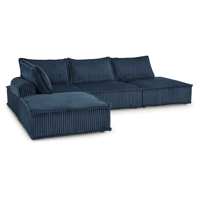 Bales - Navy - 4-Piece Modular Seating