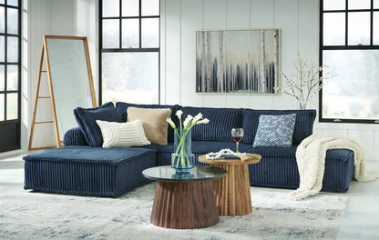 Bales - Navy - 4-Piece Modular Seating