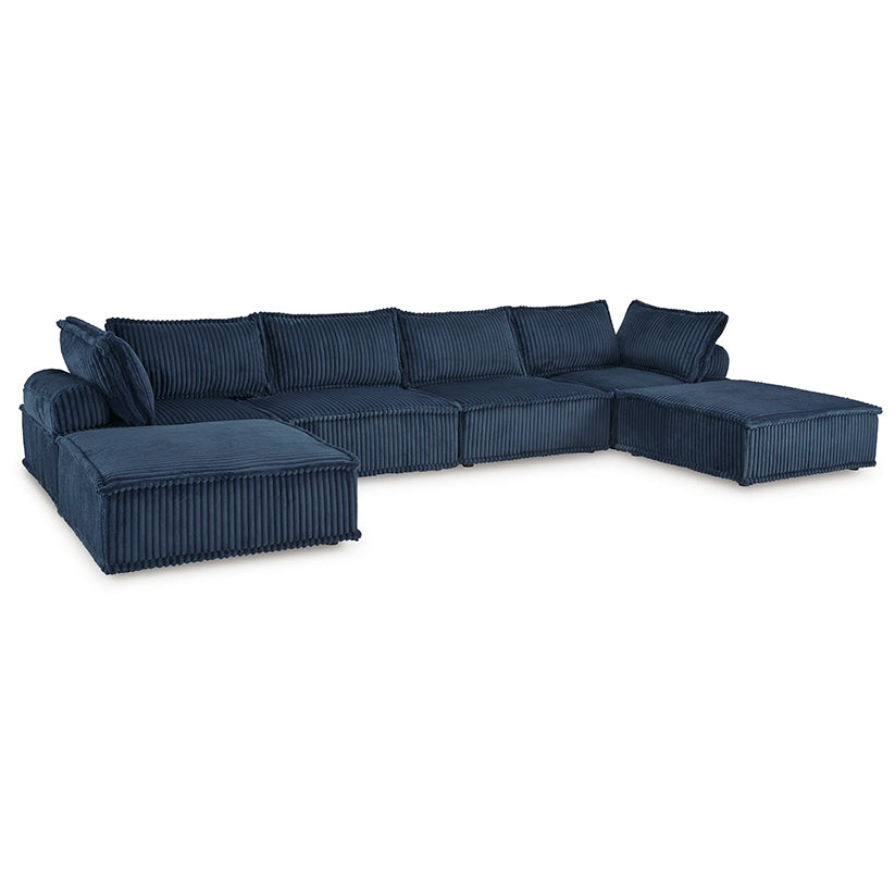 Bales - Navy - 6-Piece Modular Seating