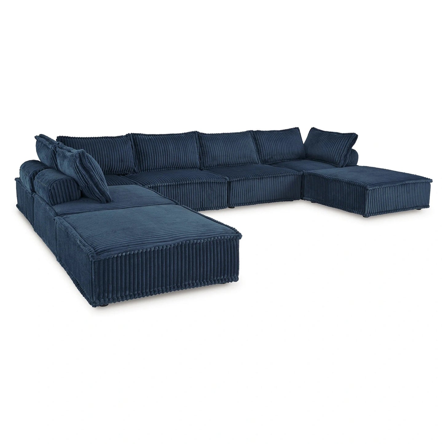 Bales - Navy - 7-Piece Modular Seating