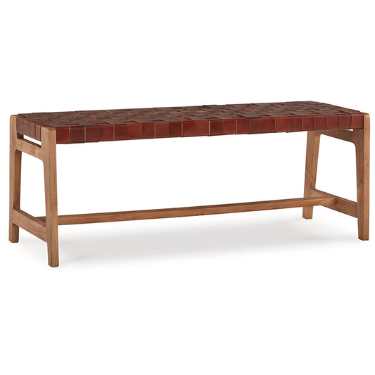 Lemmund - Natural / Brown - Accent Bench