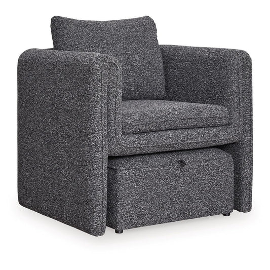 Vreni - Charcoal / Black - Accent Chair