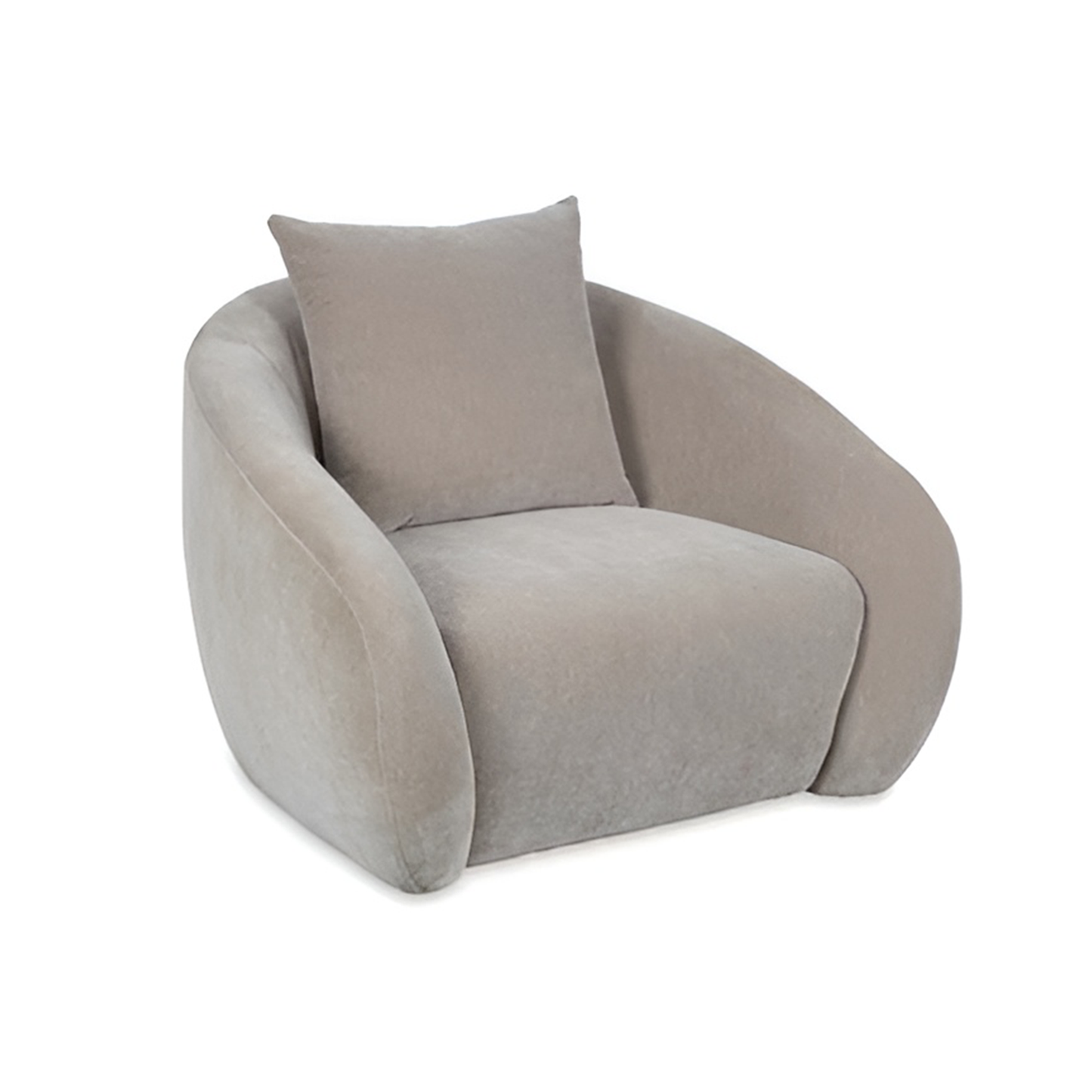 Yahya - Swivel Accent Chair - Pebble