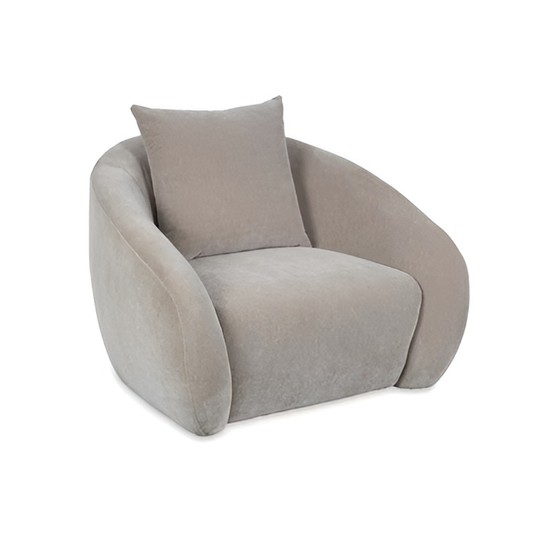 Yahya - Swivel Accent Chair - Pebble