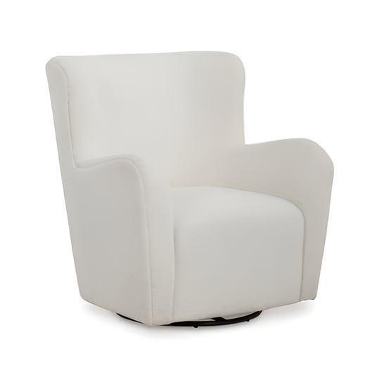 Rowenburg - Swivel Glider Accent Chair - Cream