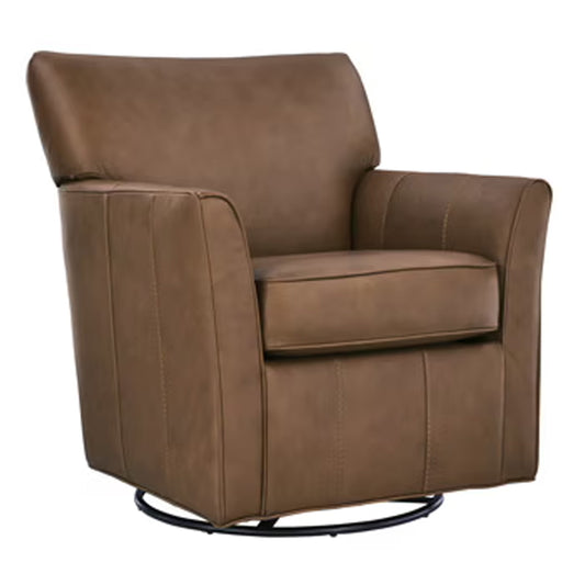 Braydunn - Swivel Glider Accent Chair - Caramel