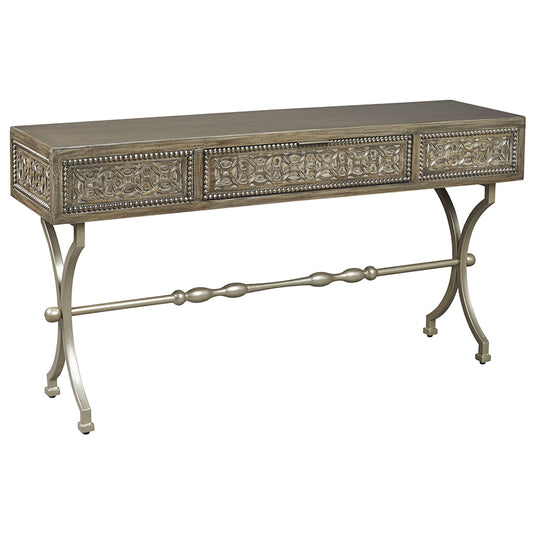 Quinnland - Antique Black - Console Sofa Table