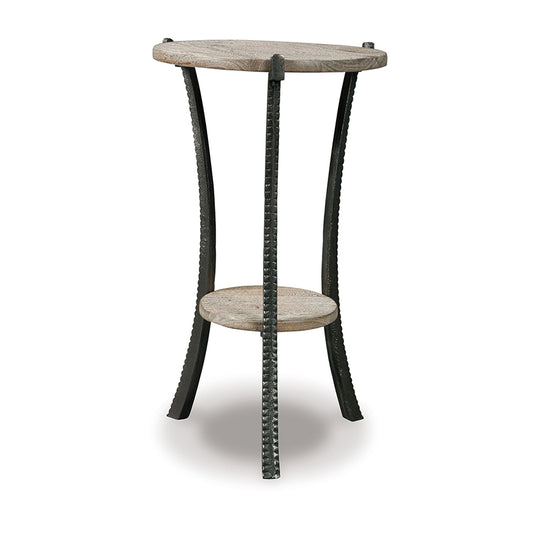 Enderton - White Wash / Pewter - Accent Table