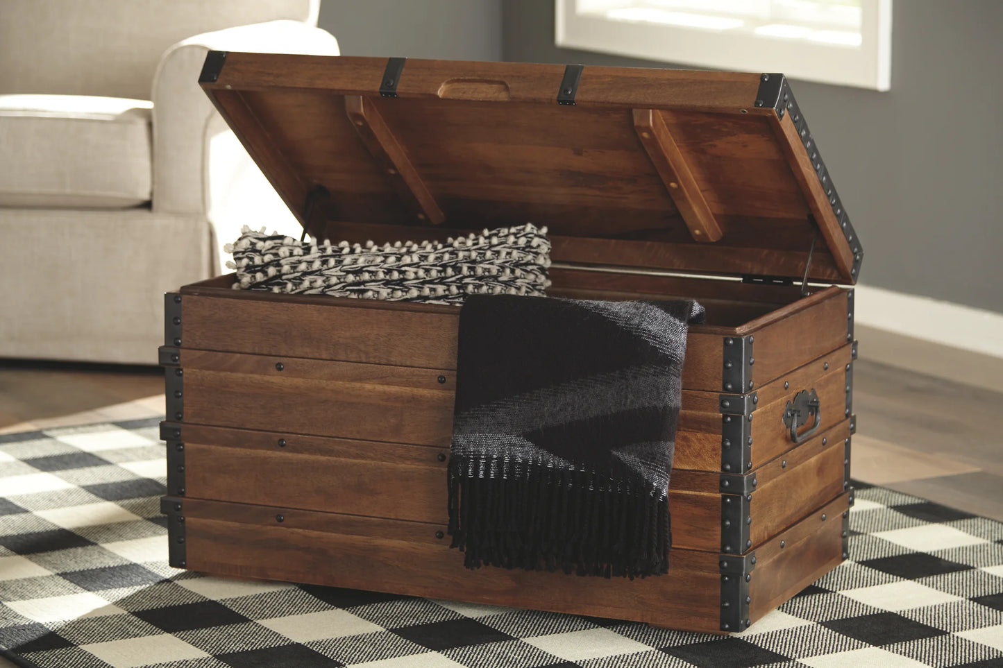 Kettleby - Brown - Storage Trunk-8