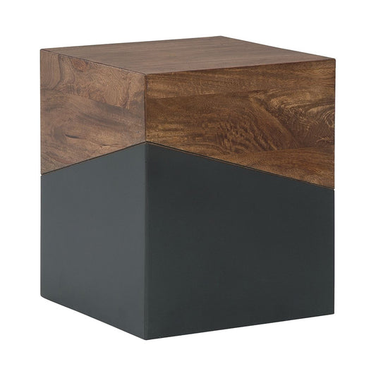 Trailbend - Brown / Gunmetal - Accent Table