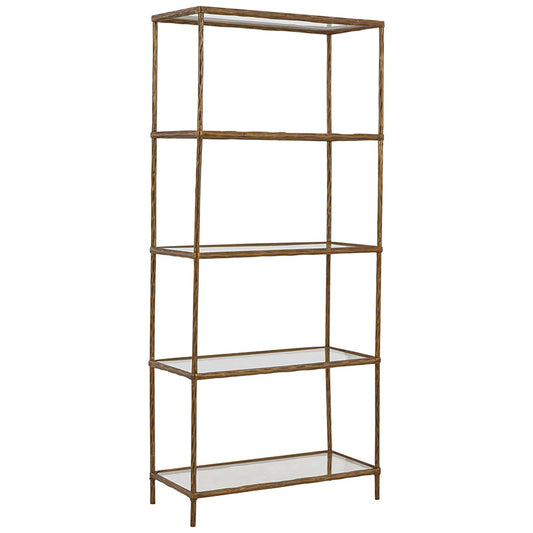 Ryandale - Antique Brass Finish - Bookcase