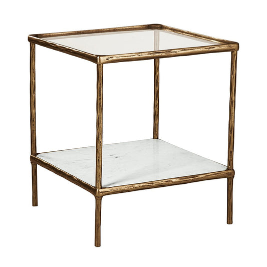 Ryandale - Antique Brass Finish - Accent Table