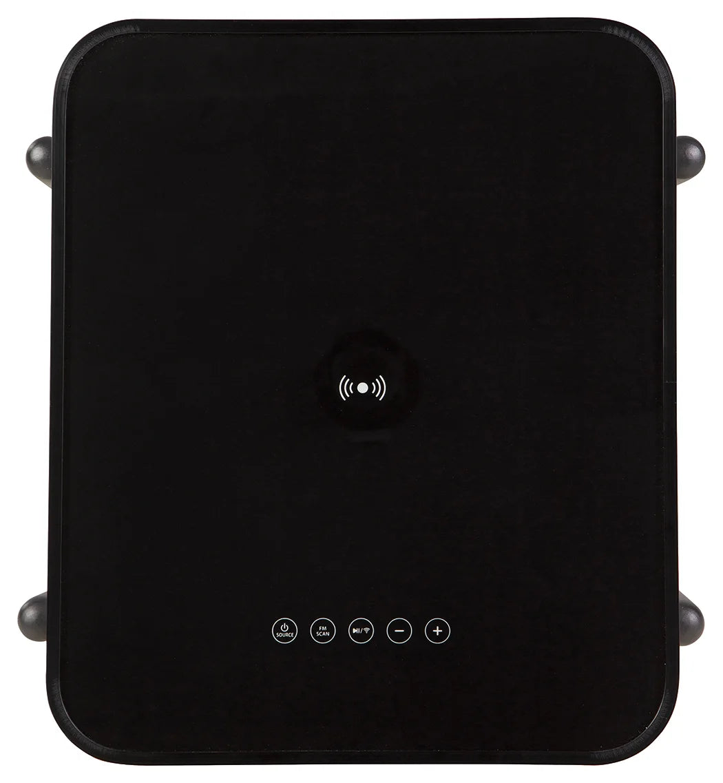 Jorvalee - Gray / Black - Accent Table