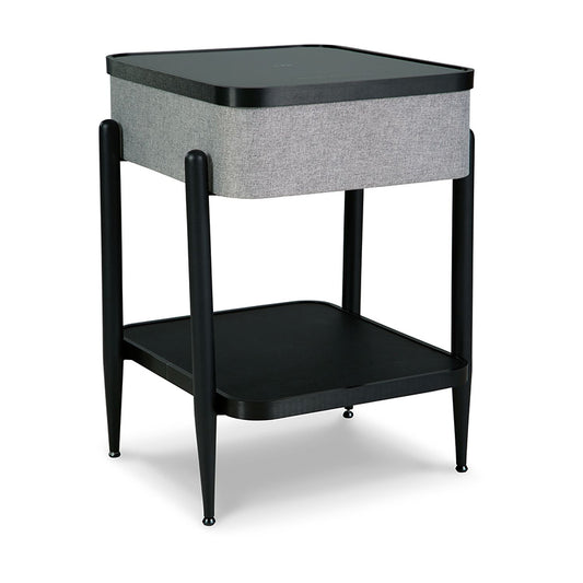 Jorvalee - Gray / Black - Accent Table