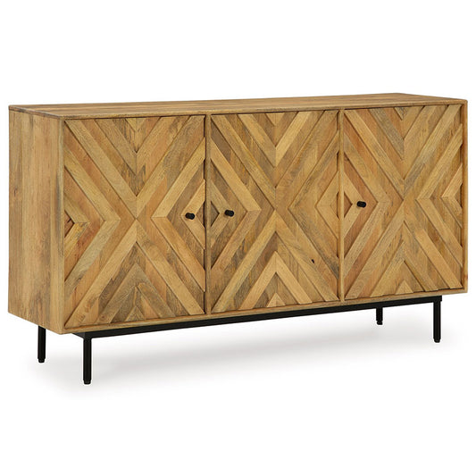 Cadewick - Natural - Accent Cabinet