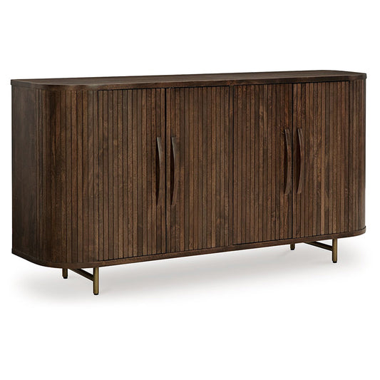 Amickly - Dark Brown - Accent Cabinet