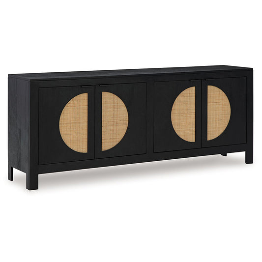 Cliffiings - Black / Natural - Accent Cabinet