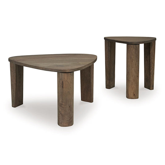 Reidport - Grayish Brown - Accent Cocktail Table Set (Set of 2)