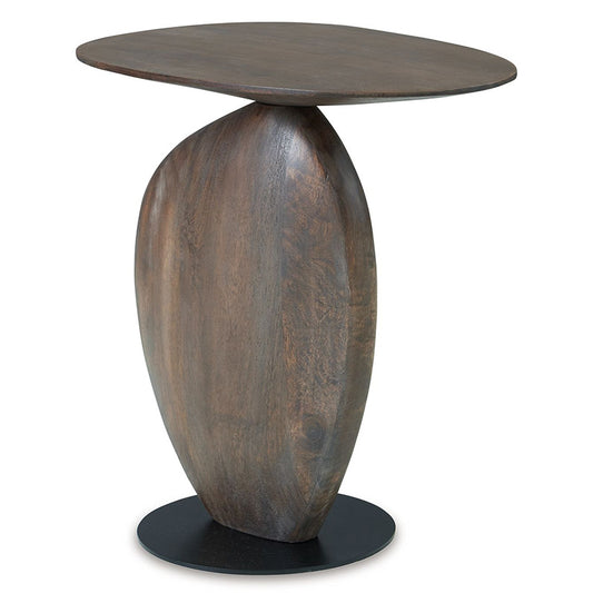 Cormmet - Brown / Black - Accent Table