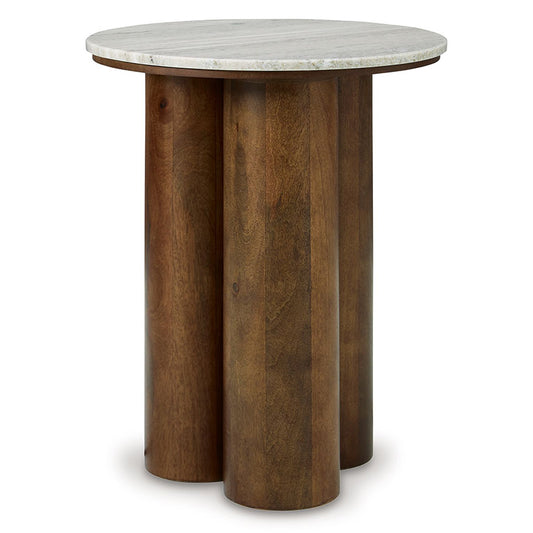 Henfield - Beige / Brown - Accent Table