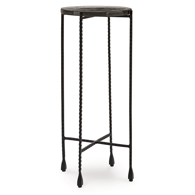 Newgoren - Clear / Black - Accent Table