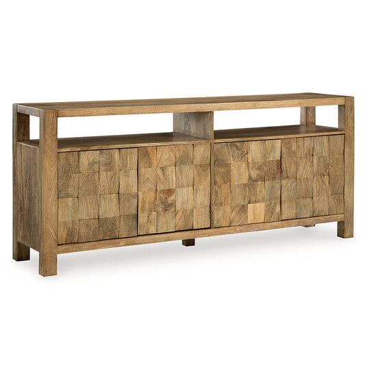 Hudwick - Natural Brown - Accent Cabinet