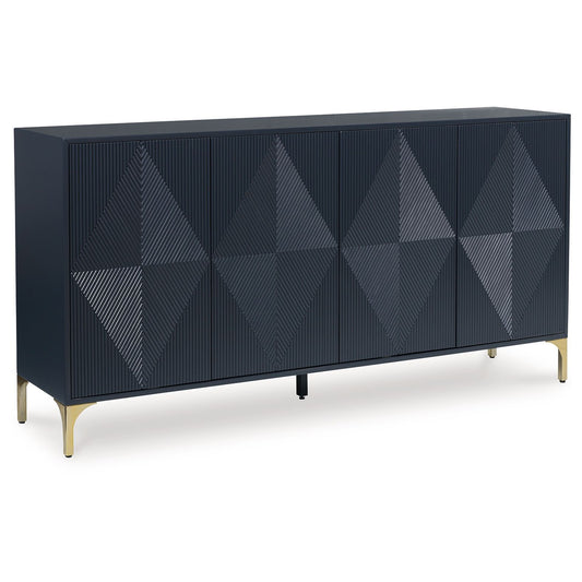 Loirwick - Dark Blue - Accent Cabinet