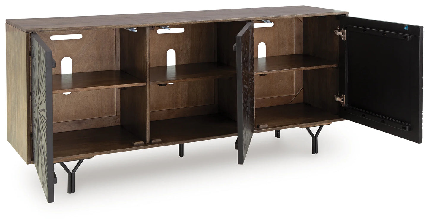 Lavinmont - Multi Brown - Accent Cabinet