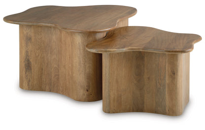 Abeford - Brown - Accent Cocktail Table (Set of 2)