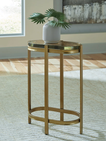 Porterville - Gold Finish - Accent Table