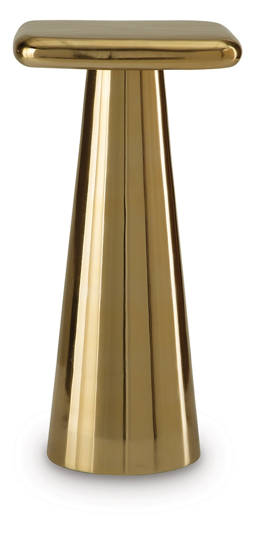 Dallenburg - Gold Finish - Accent Table