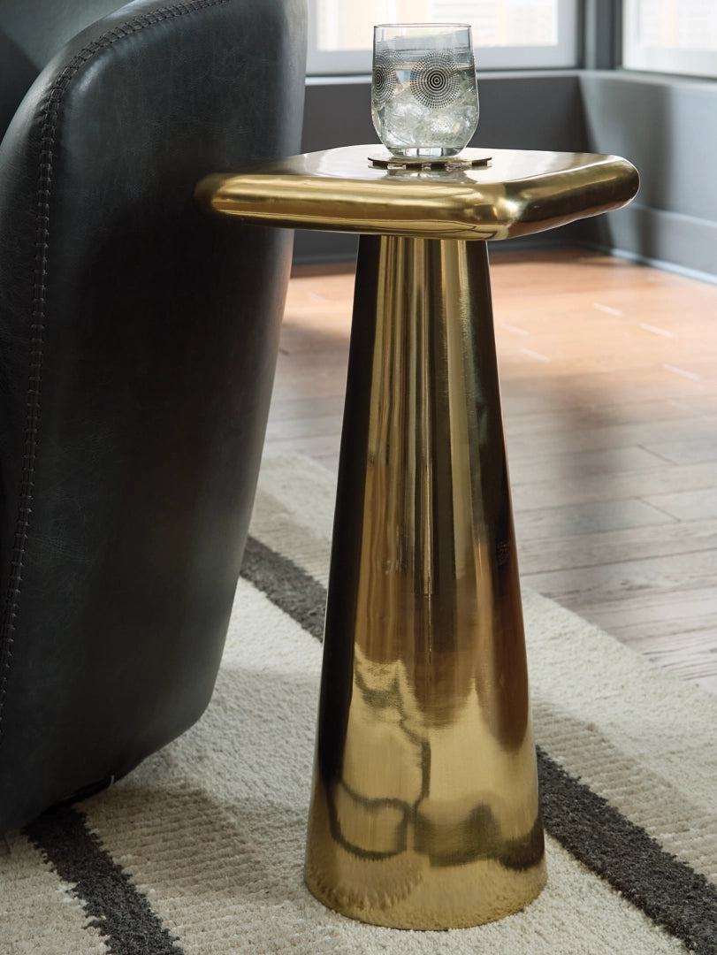 Dallenburg - Gold Finish - Accent Table