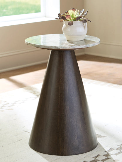 Waltnor - Gray / White / Brown - Accent Table