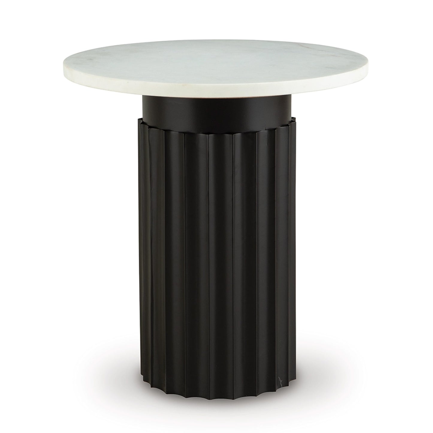 Wainstone - Black / White - Accent Table