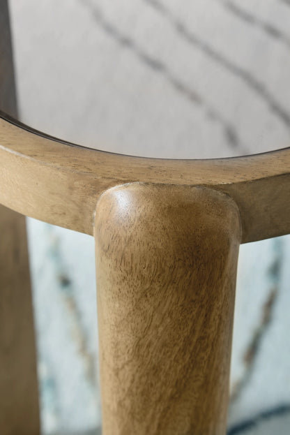 Jossor - Light Brown - Accent Table Set (Set of 2)