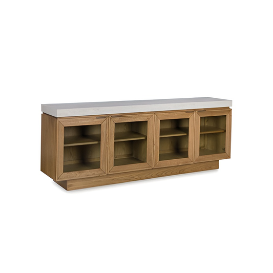 Adanworth - Accent Cabinet - Light Brown / Gray