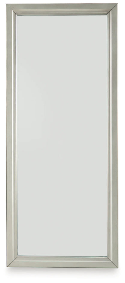 Evesen - Champagne - Floor Standing Mirror With Storage