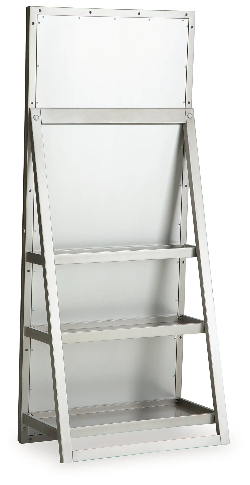 Evesen - Champagne - Floor Standing Mirror With Storage