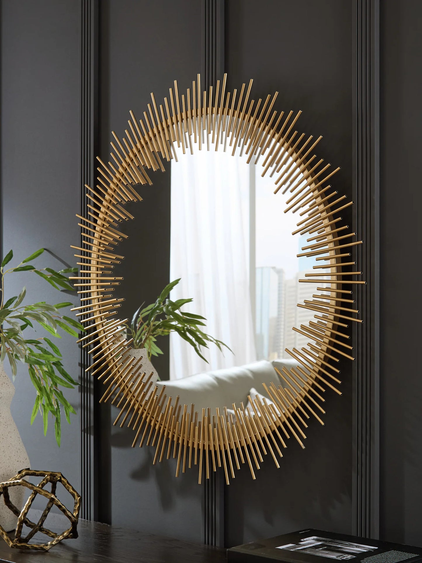 Wainport - Gold Finish - Accent Mirror