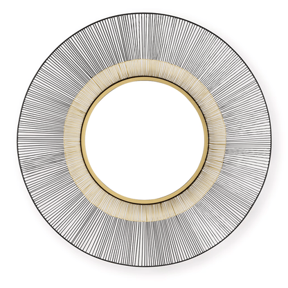 Dallmen - Black / Gold Finish - Accent Mirror