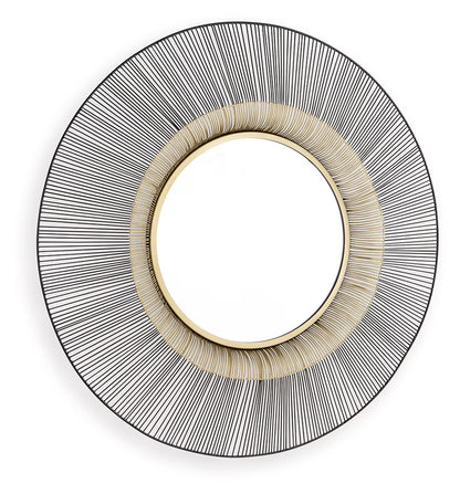 Dallmen - Black / Gold Finish - Accent Mirror